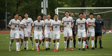 NCAA Rules Update 2025: Eligibility Requirements for College Soccer College soccer players celebrating on field, NCAA rules update 2025 implications