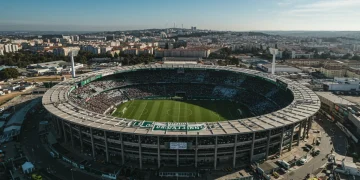 Estádio José Alvalade full of Sporting Lisbon fans, an iconic football stadium in Portugal.