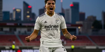 MLS Talents: 6 Young Stars Poised for Europe in 2025 Young MLS player celebrating goal, symbolizing potential European transfer