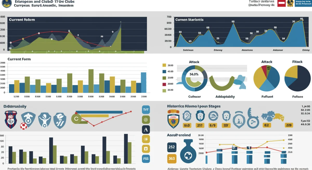 Tableau analytique des performances des équipes européennes de football