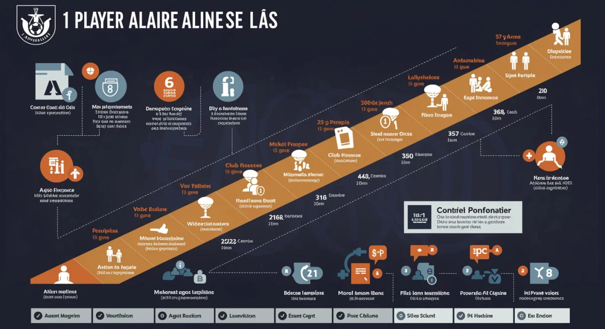 Infographie expliquant les facteurs influençant les salaires des joueurs en Ligue 1, y compris la performance et la demande du marché.