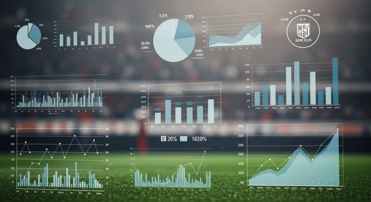 Graphiques financiers et bilans illustrant la gestion économique des clubs de football sous les nouvelles règles de l'UEFA.