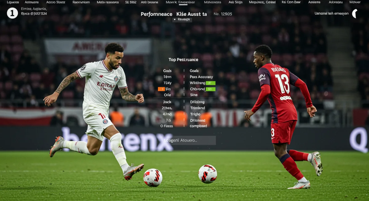 Statistiques comparatives des performances individuelles en Ligue 1 2026